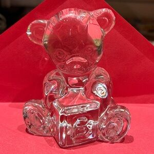 Beautiful Waterford Crystal Baby Bear Figurine. Great condition. Like new.